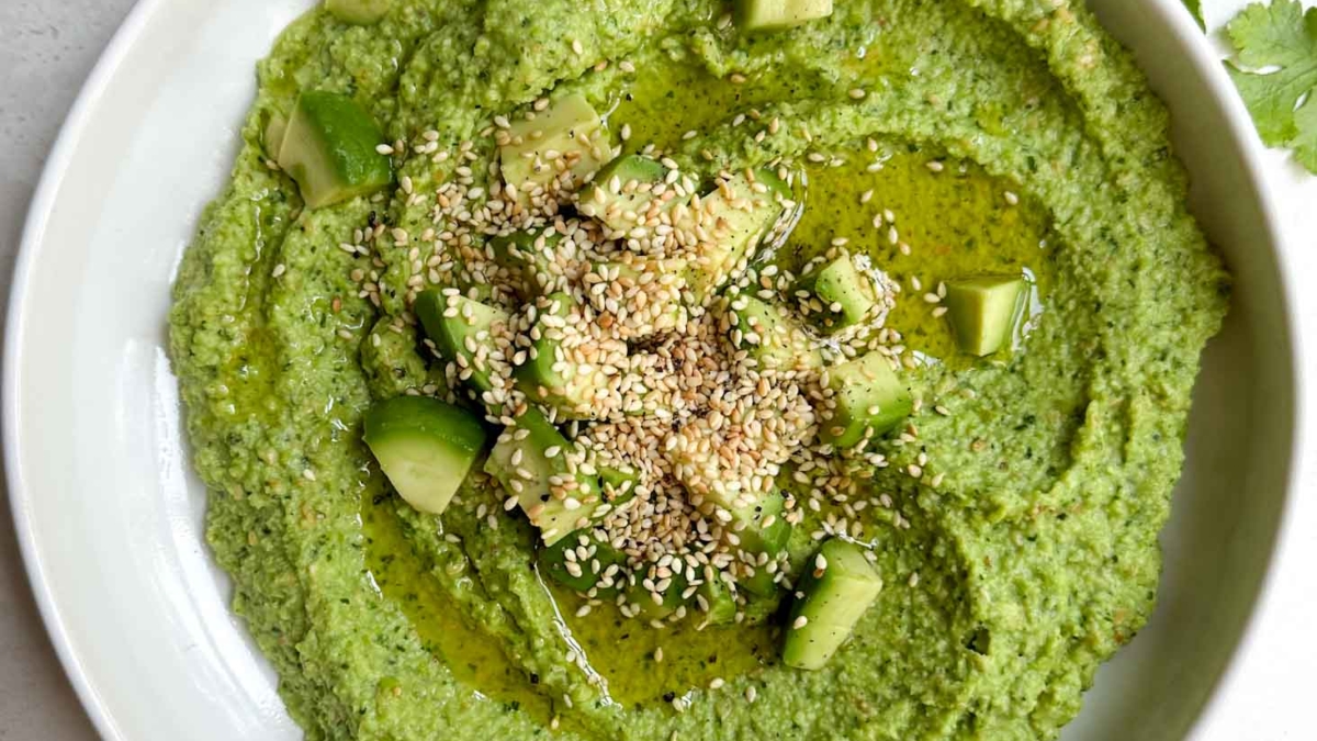 Trempette d&rsquo;edamames au sésame grillé