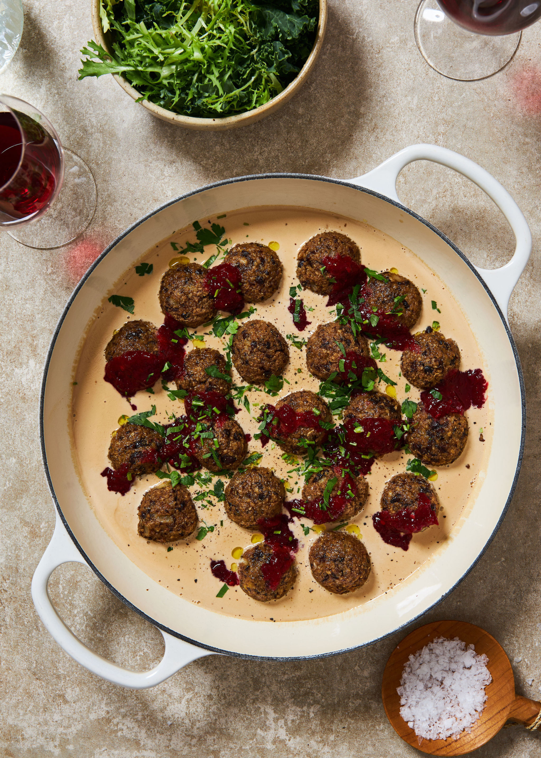 Vegetarian Swedish Meatballs