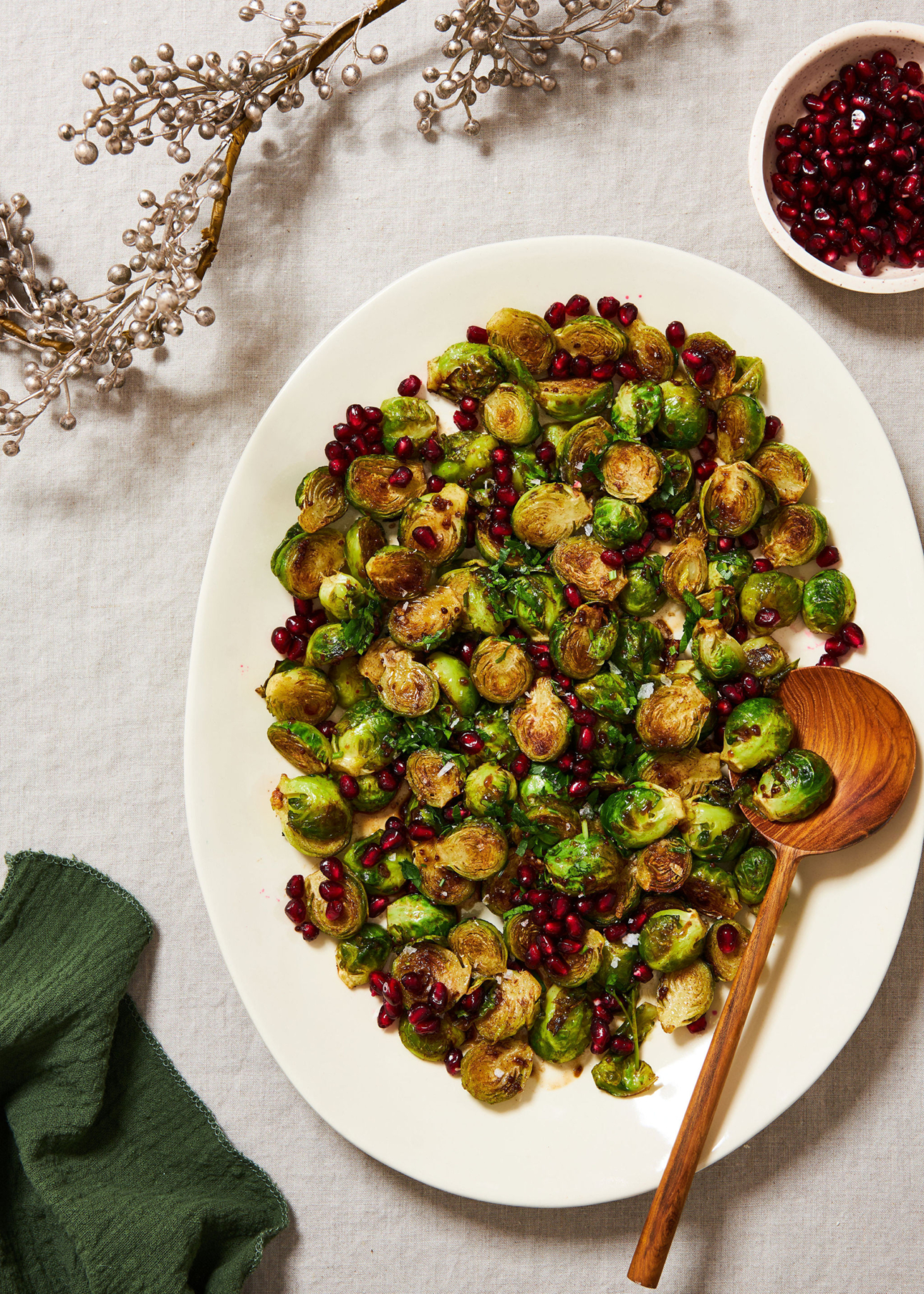 Choux de Bruxelles rôtis et sauce à l&rsquo;érable et au balsamique
