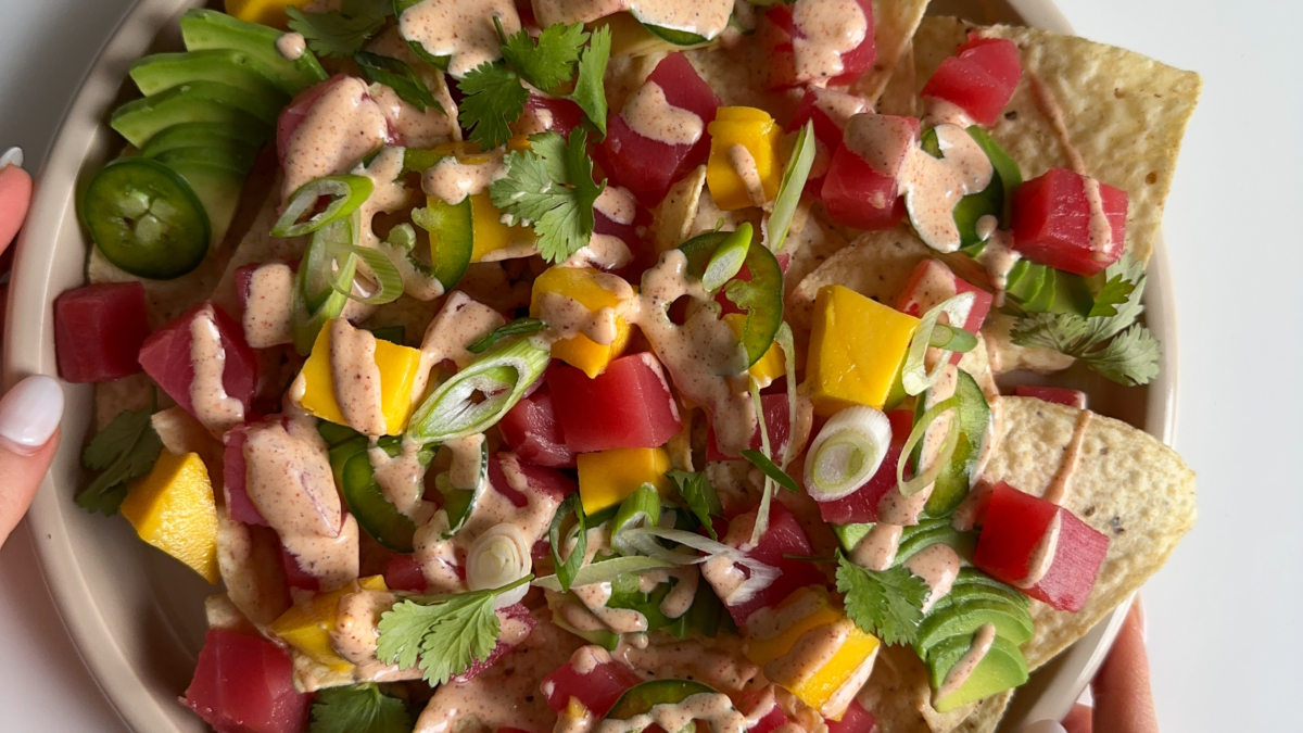 Tartare de thon façon nachos