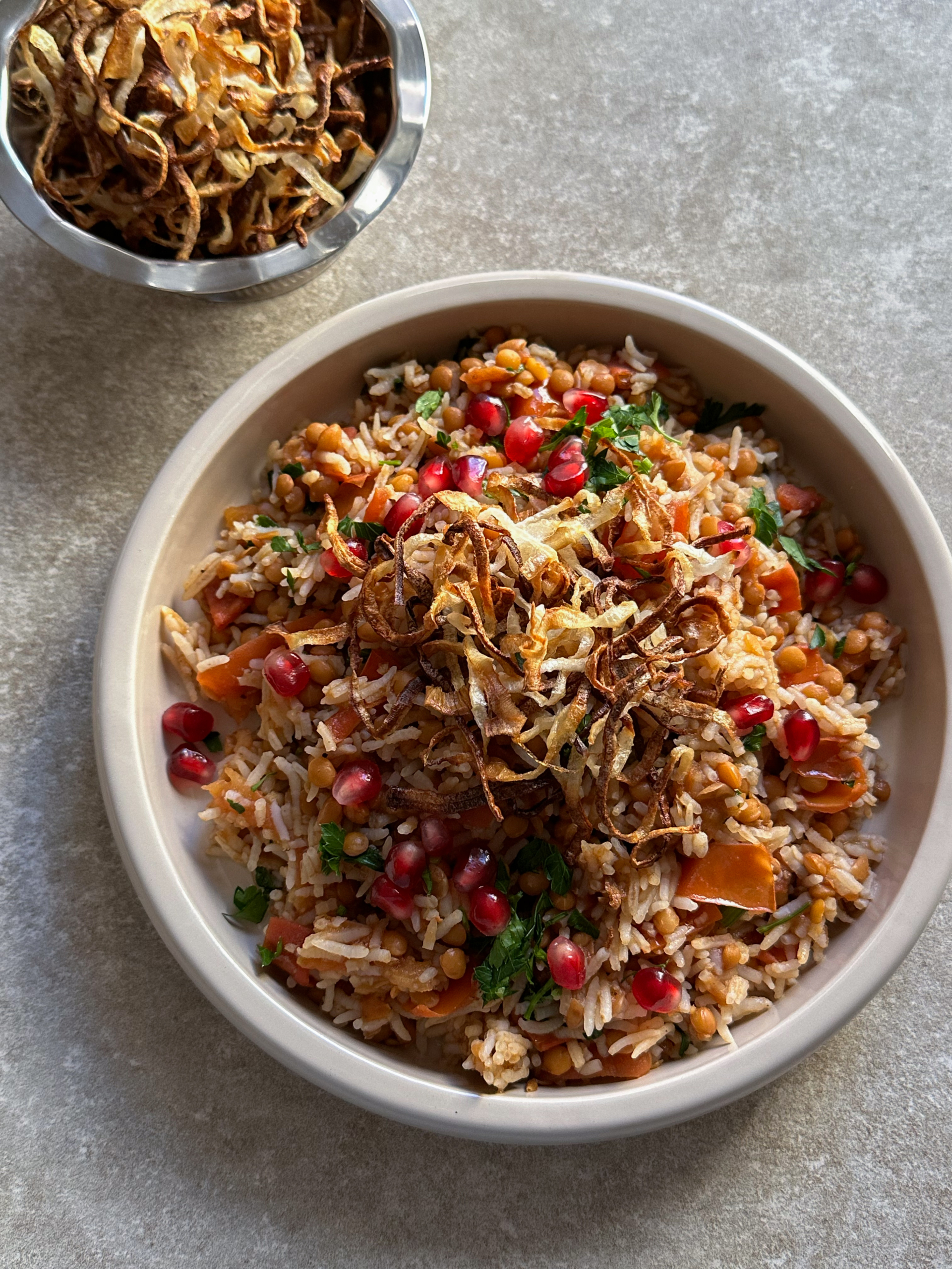 Lentil and Tomato Rice