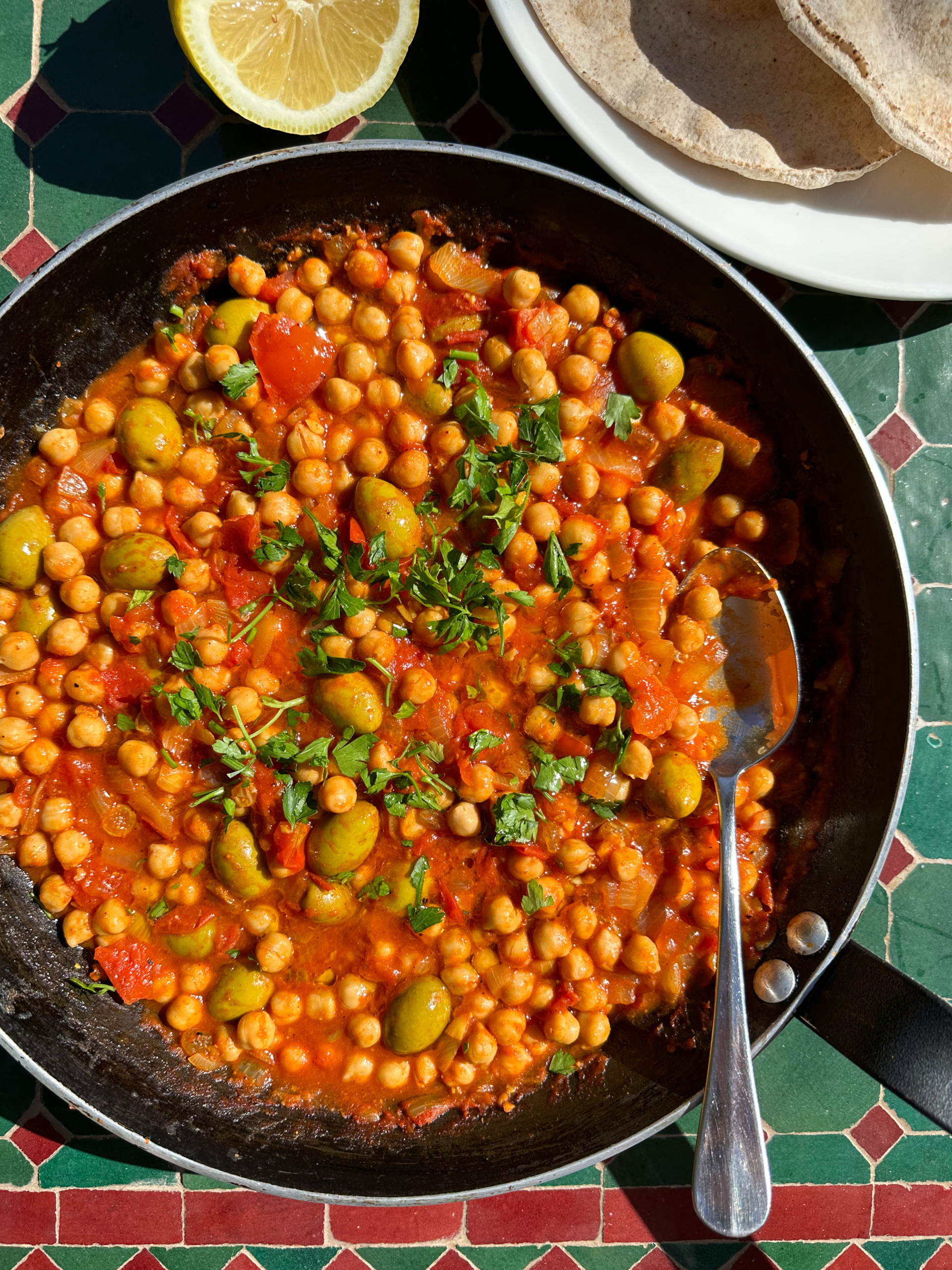 Moroccan Chickpea Casserole