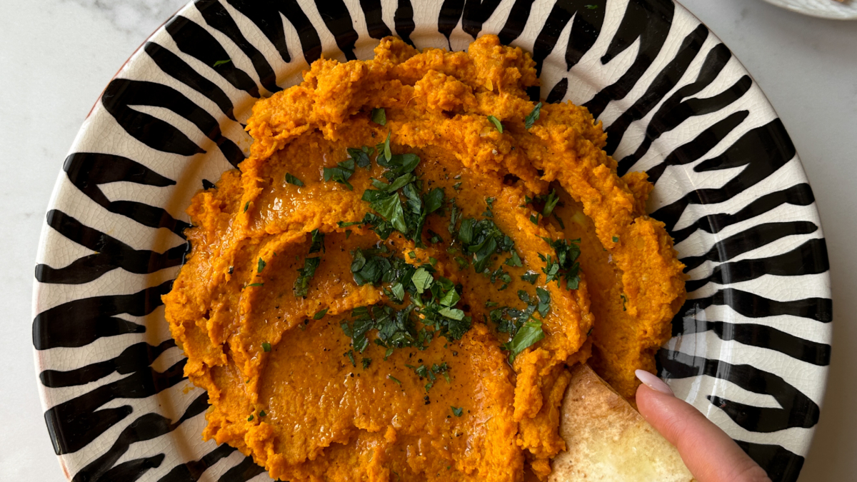 Trempette marocaine aux carottes grillées