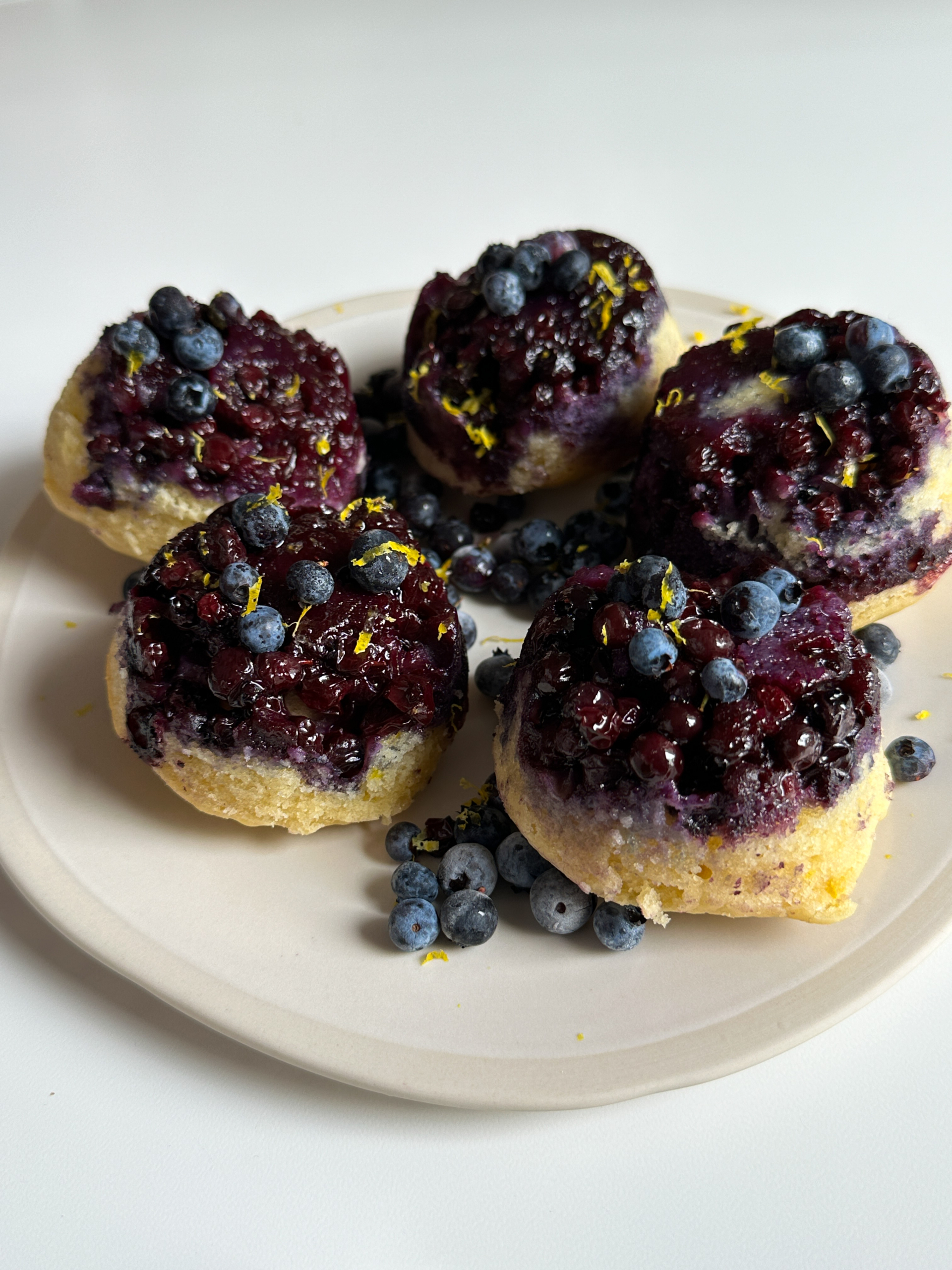 Blueberry Upside-Down Muffins