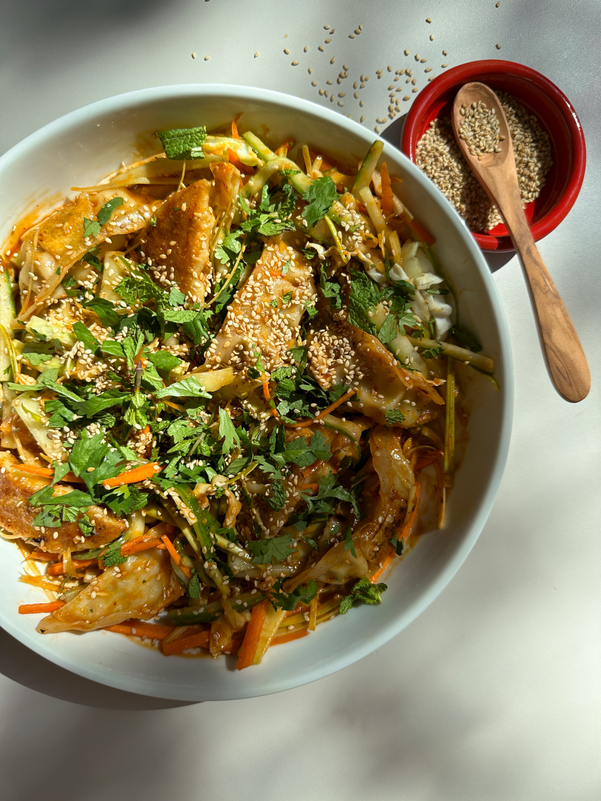 Dumpling Salad