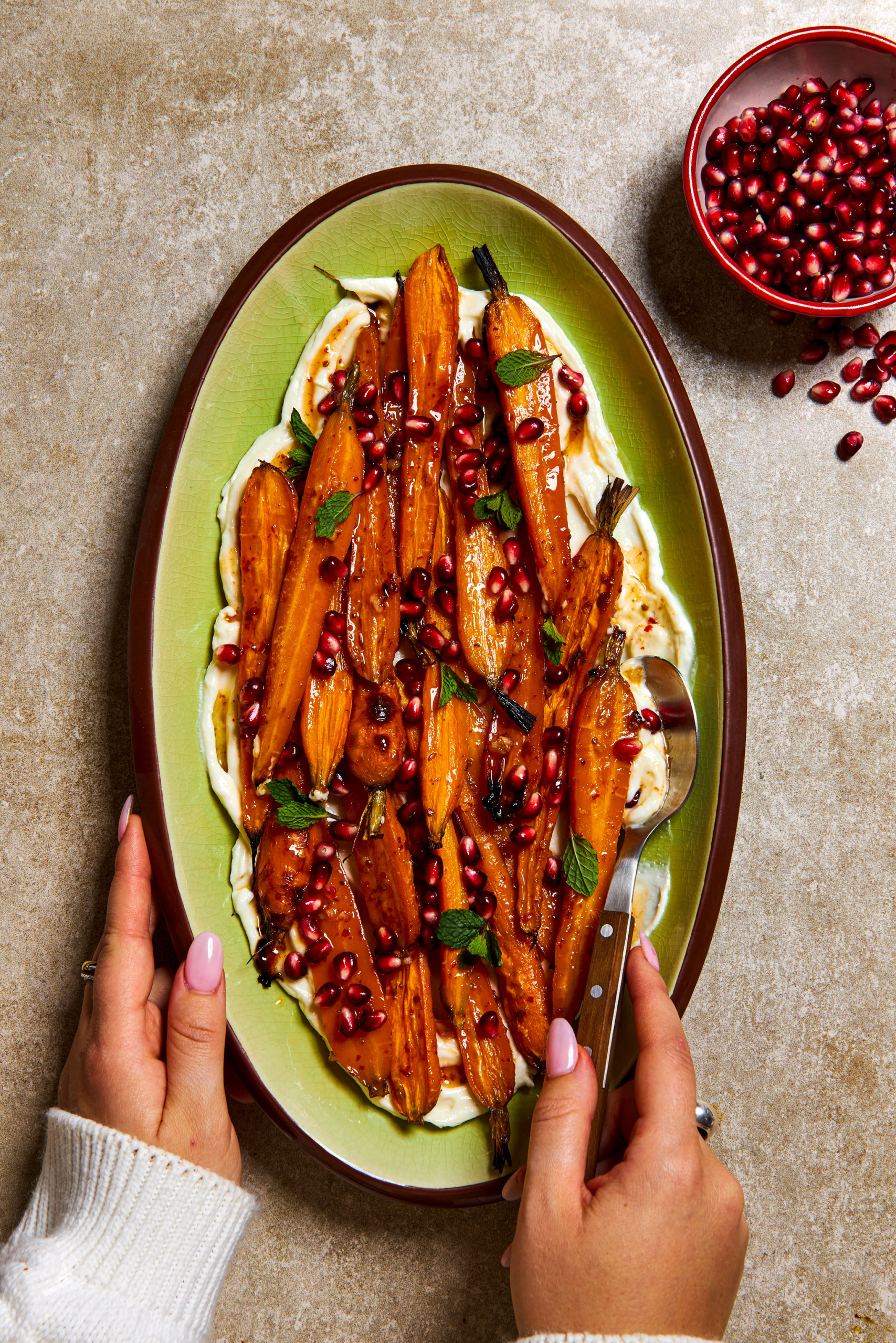 Maple and Harissa Caramelized Carrots