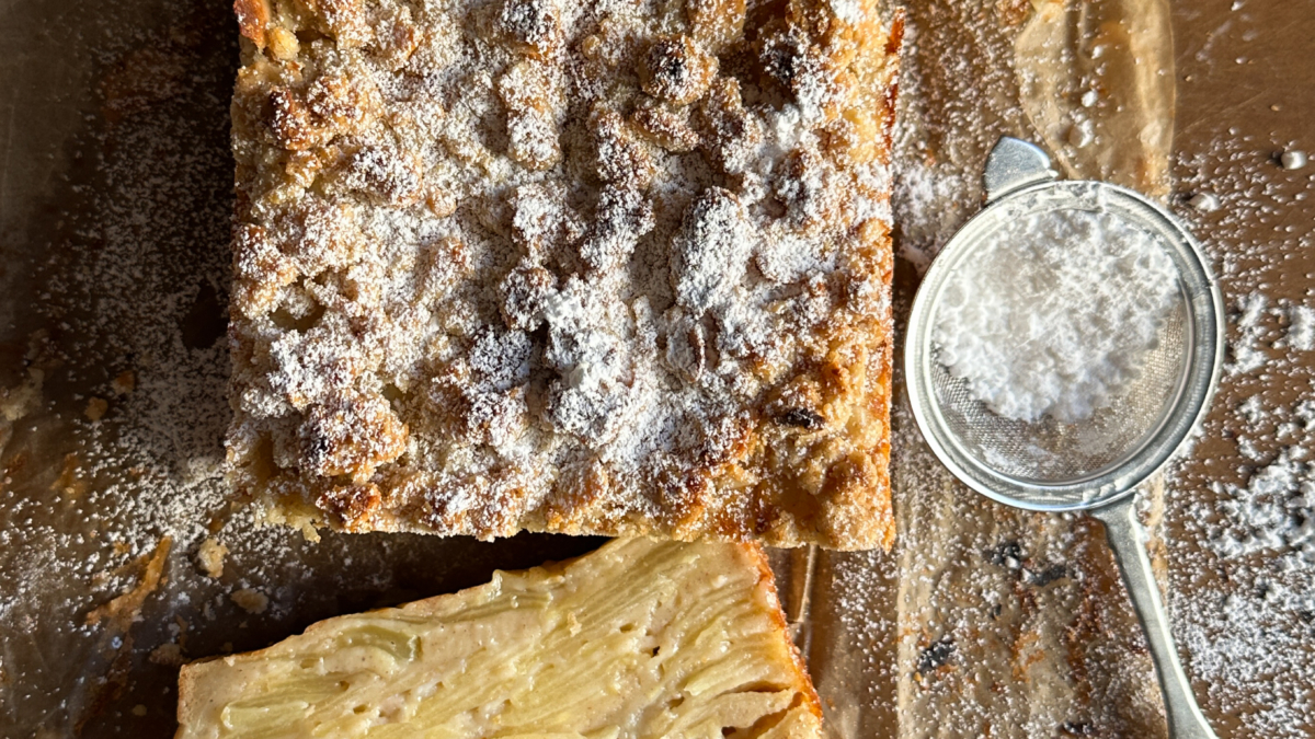 Gâteau invisible aux pommes