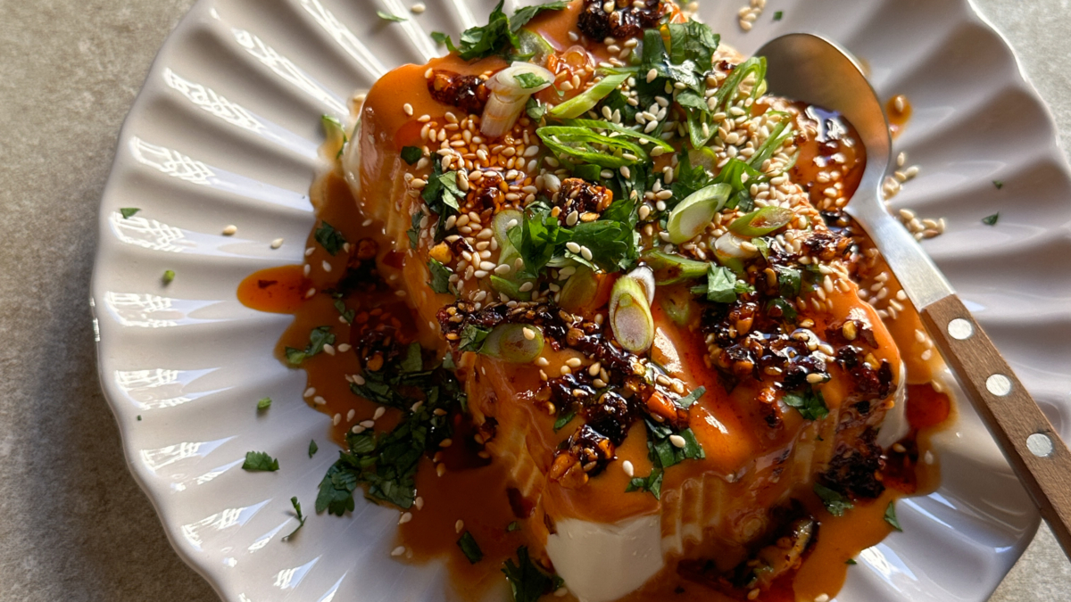 Tofu soyeux épicé au beurre d&rsquo;arachide