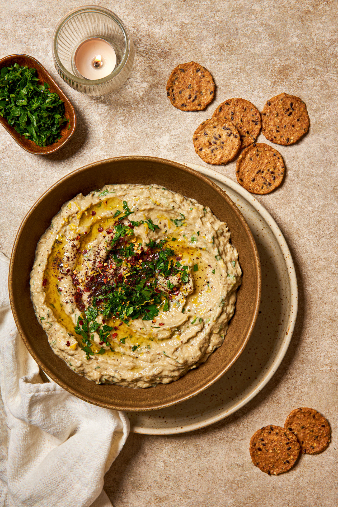 Baba Roti Baba Ganoush à l’ail rôti | margauxfood.ca