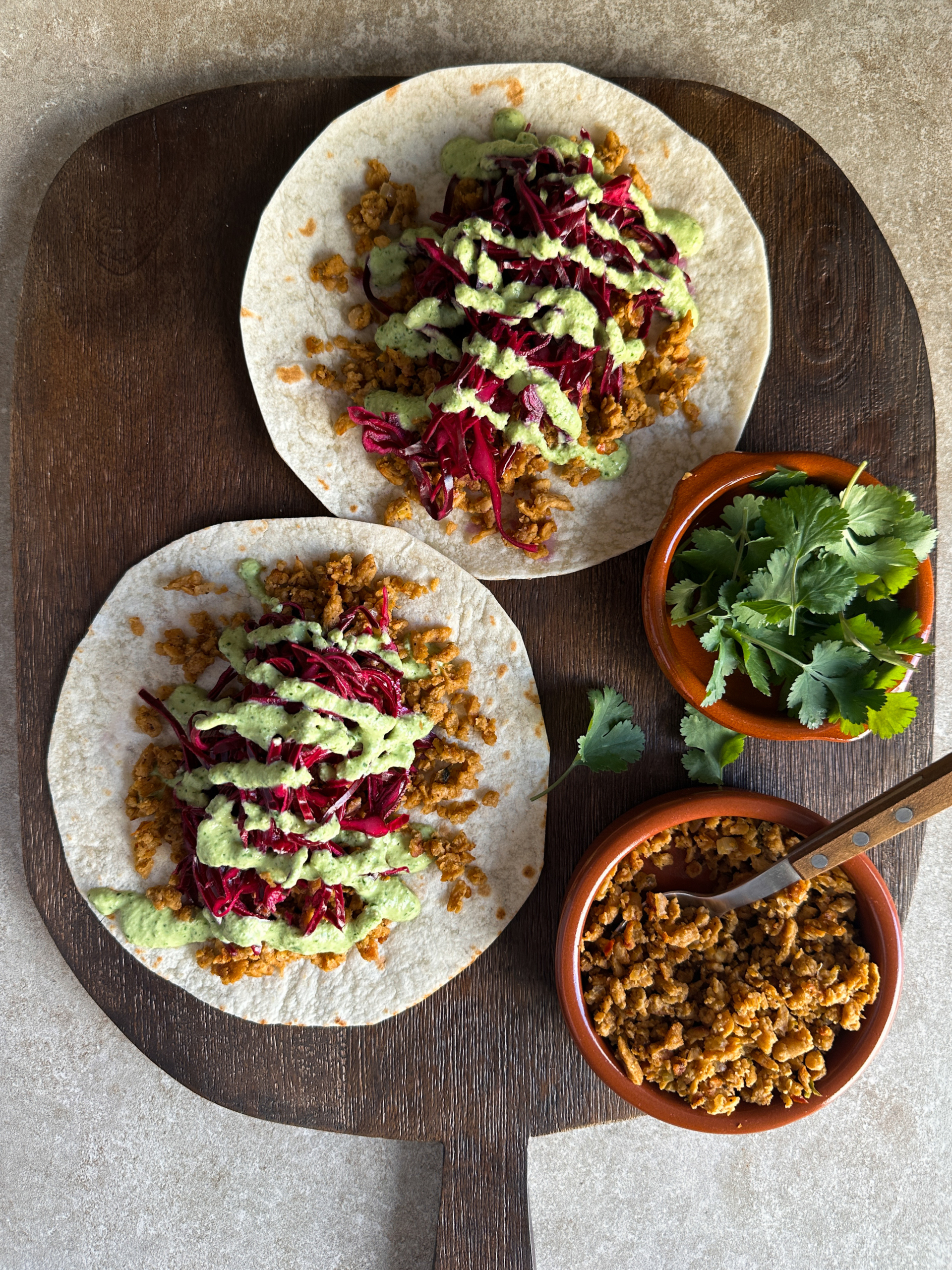 TexMex Vegan Tacos with Pickled Cabbage