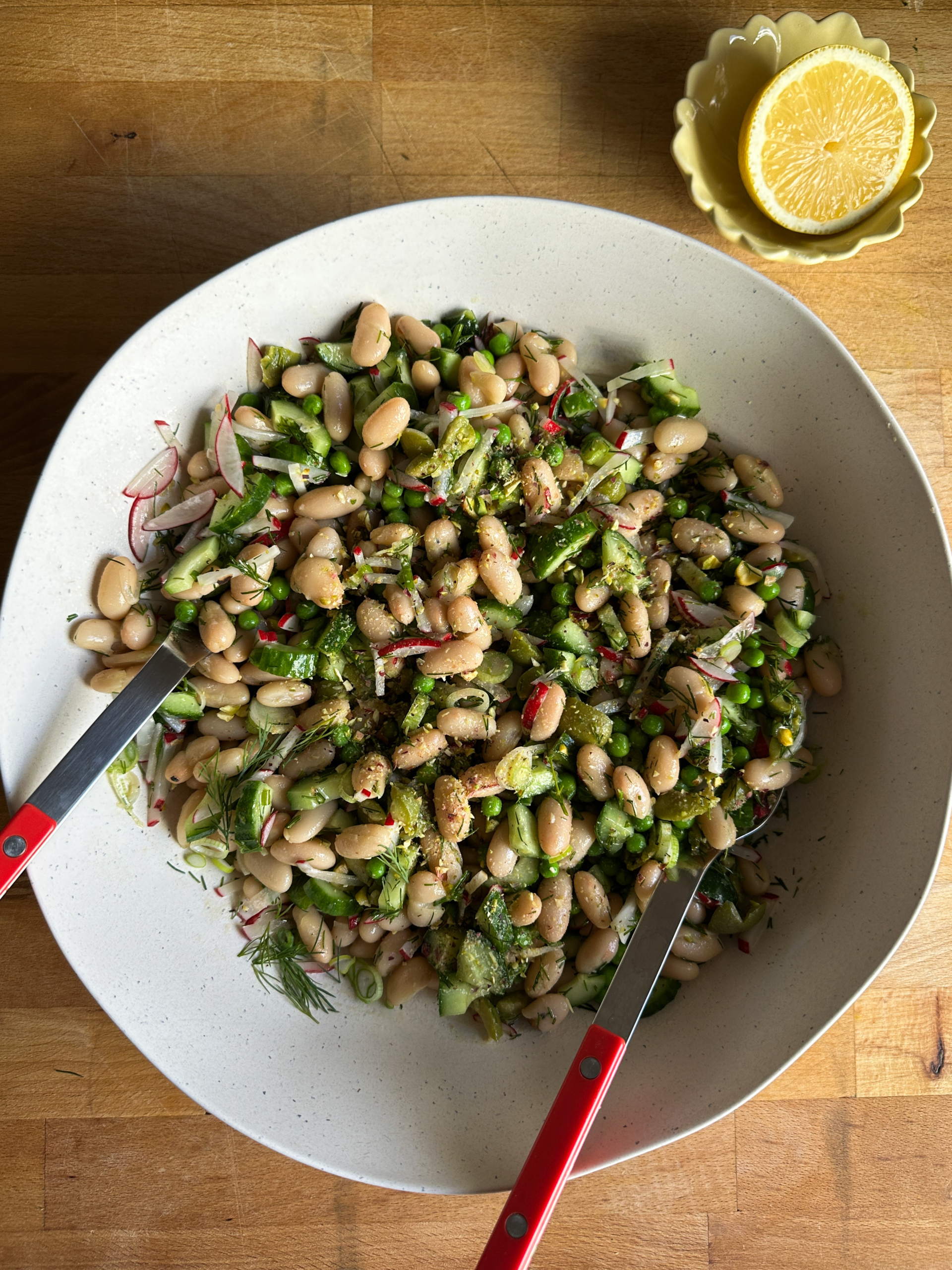 Peas and Dill White Bean Salad