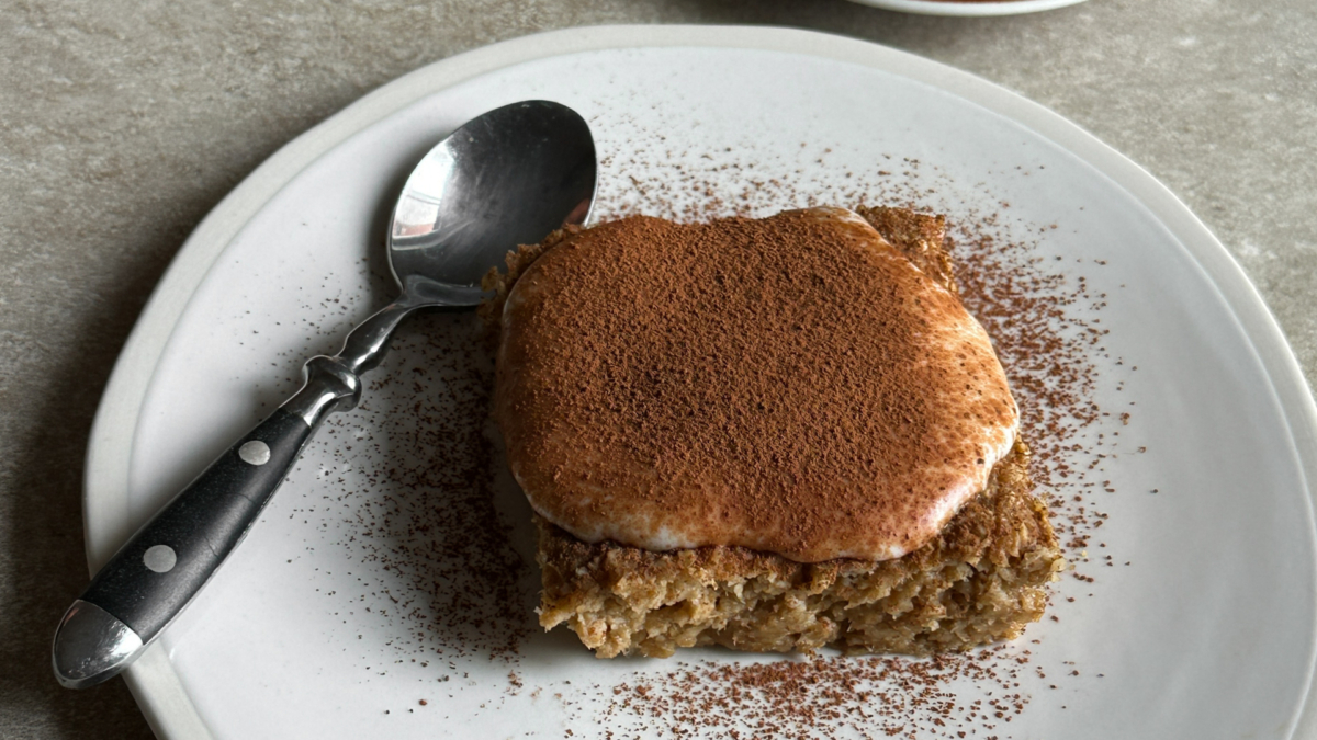 Gruau au four style tiramisu