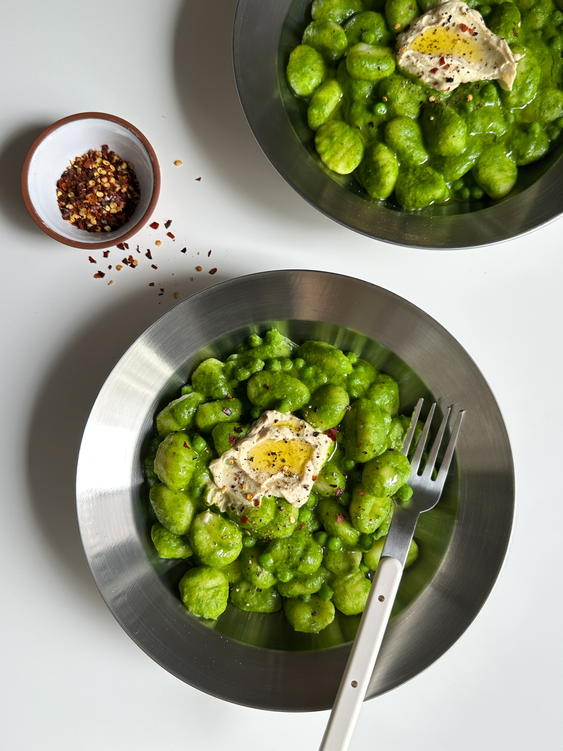 Gnocchi with Kale and Basil