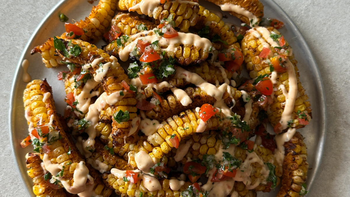 Ribs de maïs et mayo épicée au paprika