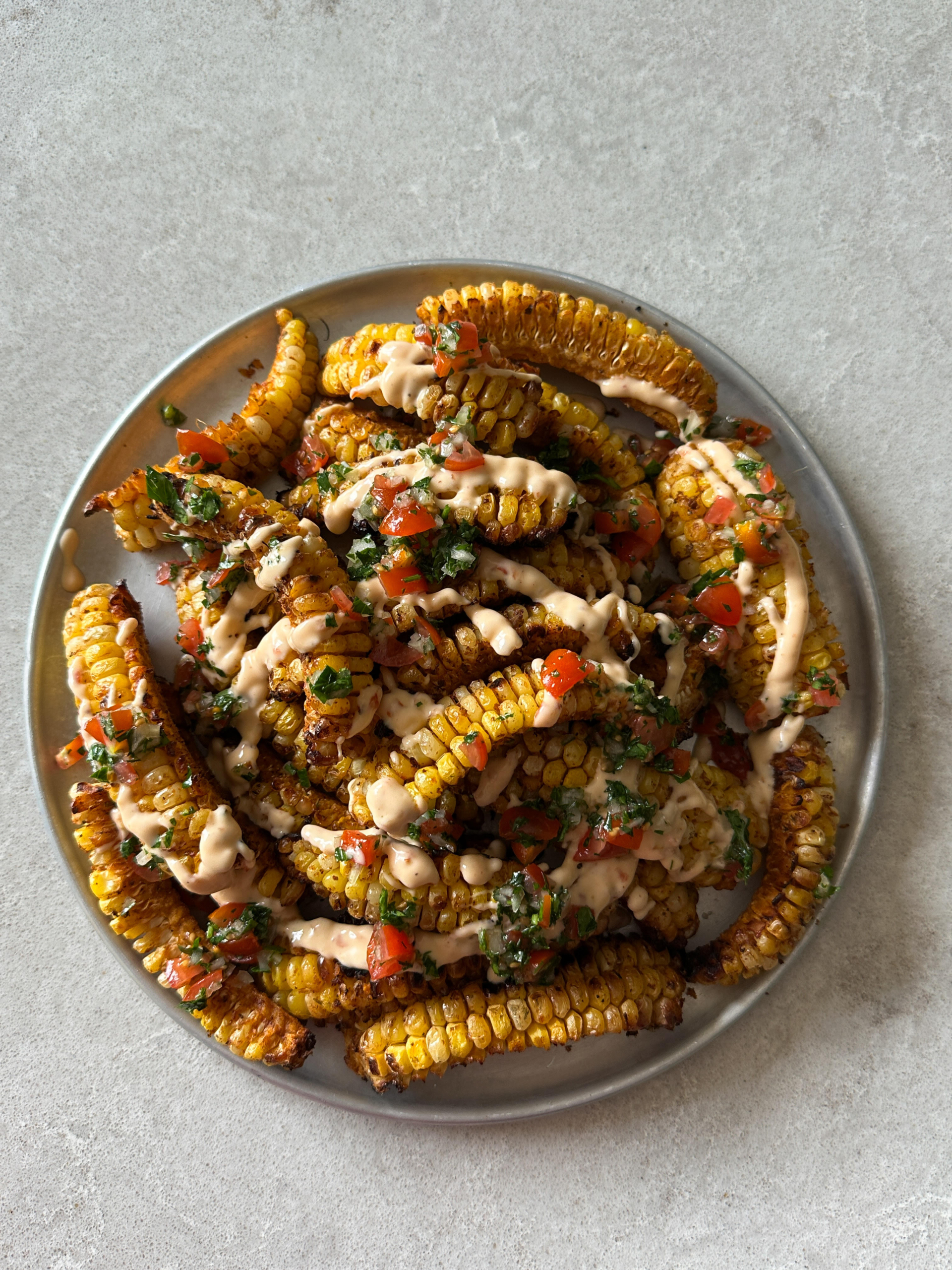 Corn Ribs with Spicy Paprika Mayo