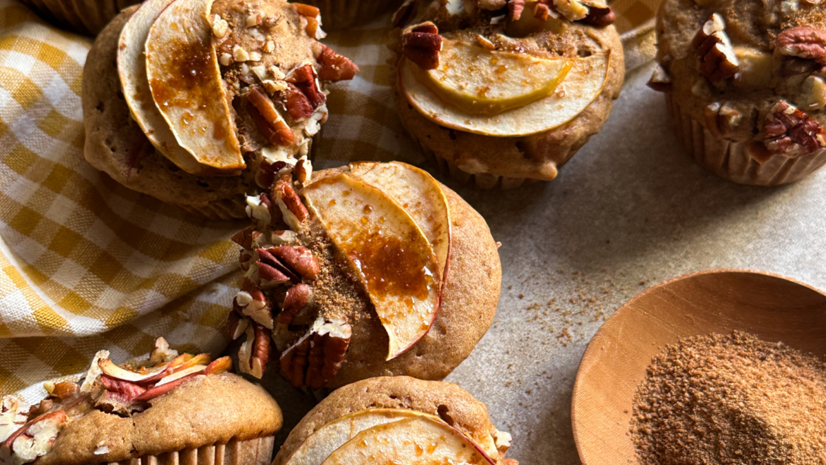 Muffins aux pommes et aux épices chaï