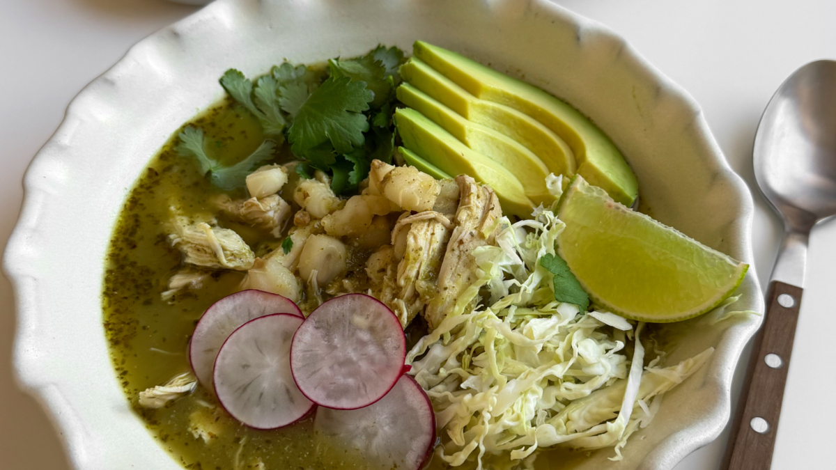 Pozole Verde au poulet
