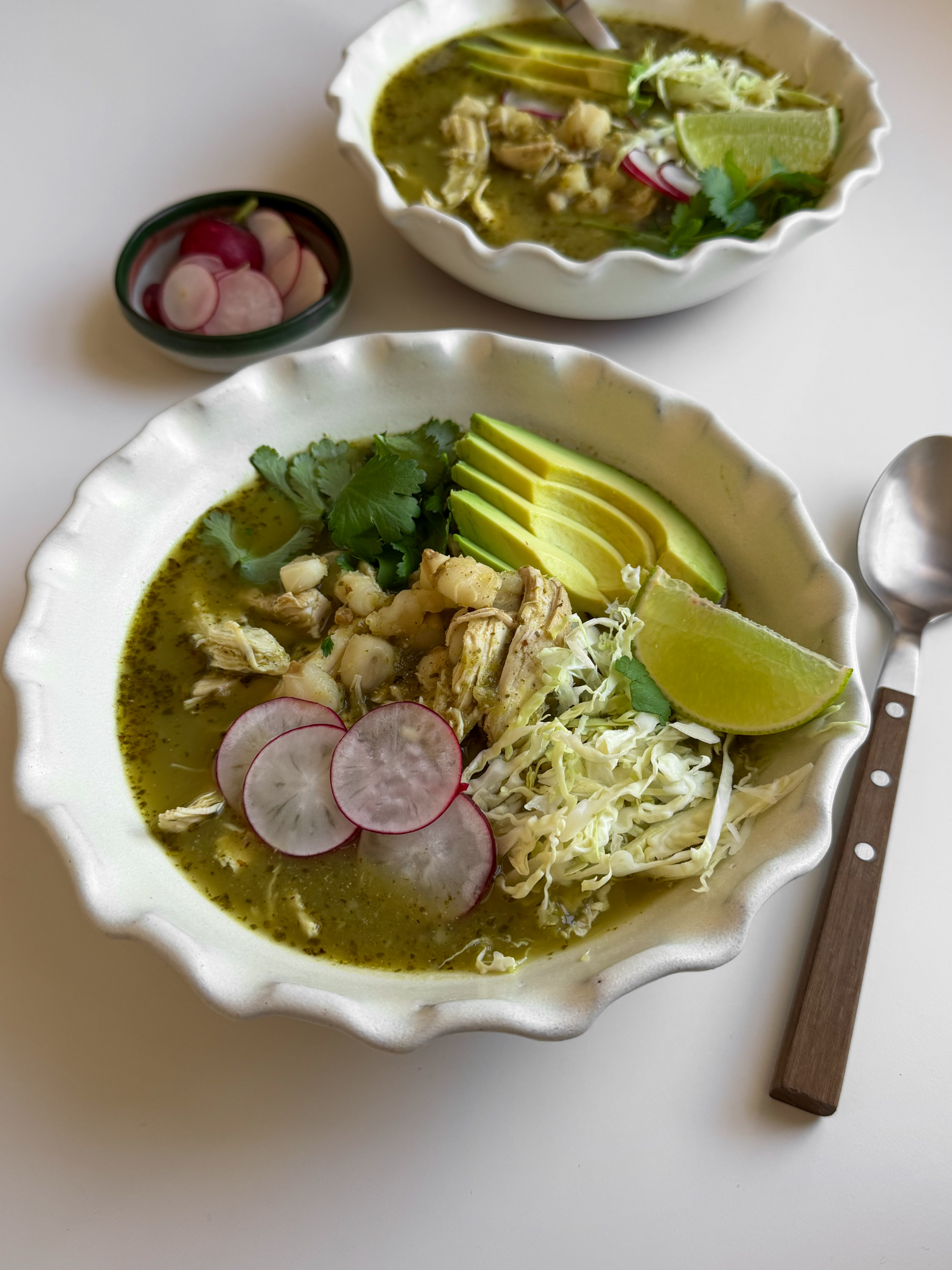 Pozole Verde au poulet