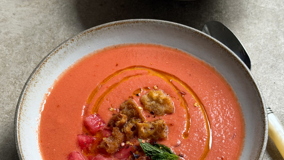 Gaspacho au melon d’eau