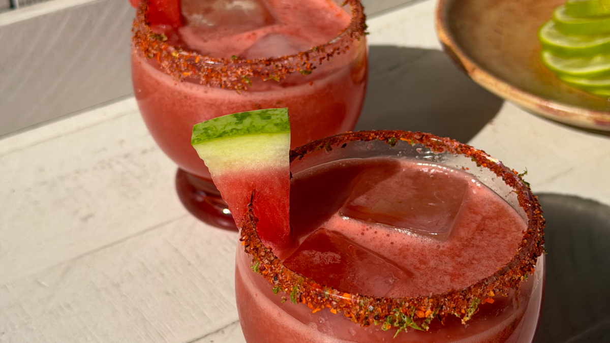 Margarita épicée au melon d’eau