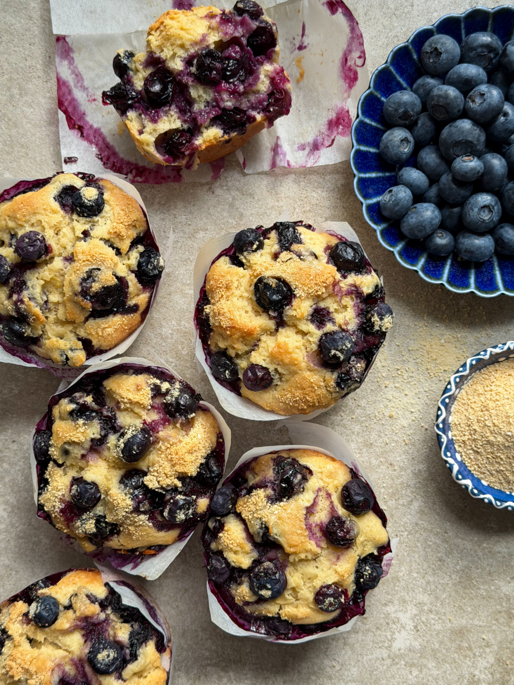 Muffins extra moelleux aux bleuets et à l’érable