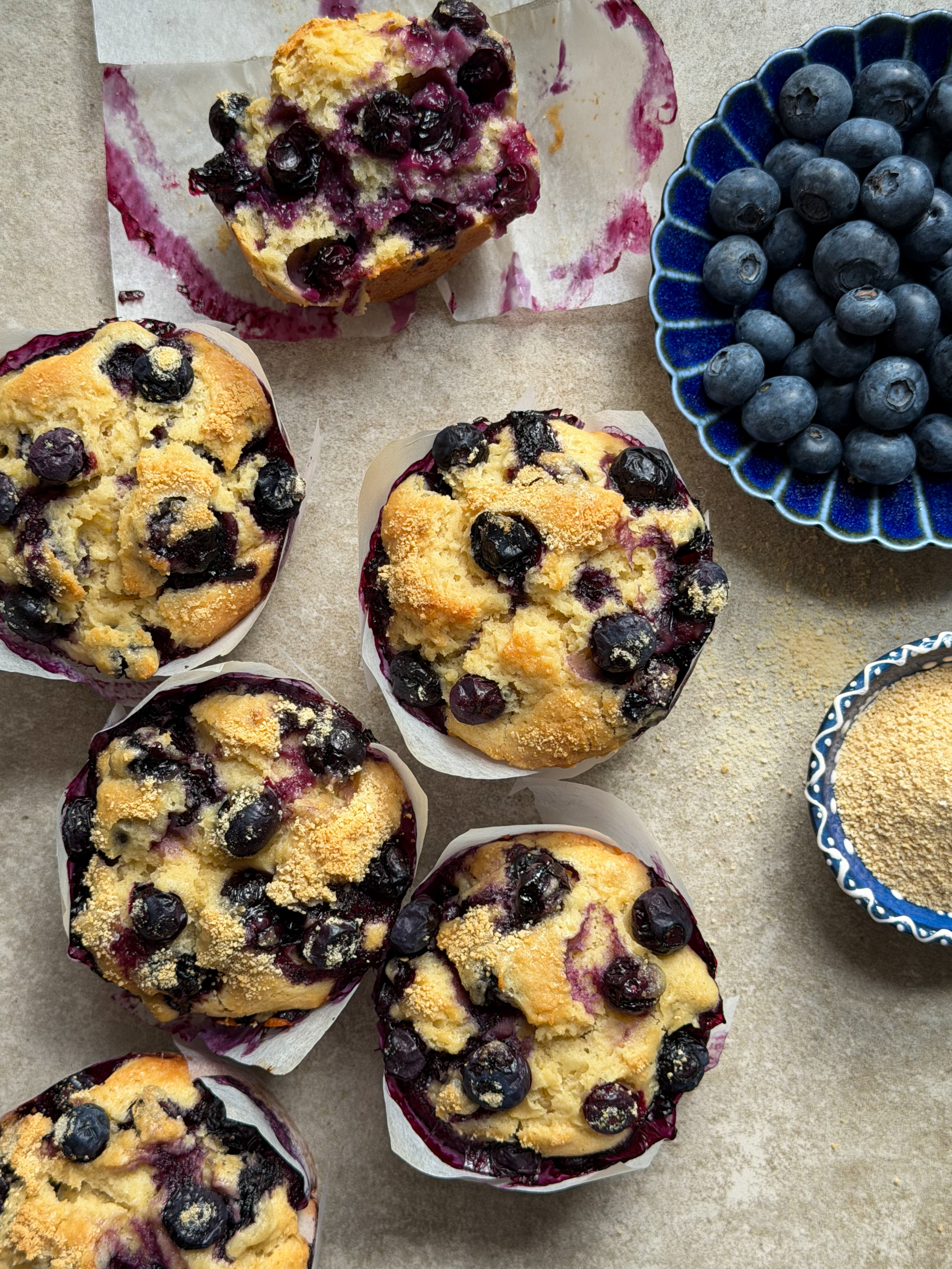 Extra-Moist Blueberry and Maple Muffins